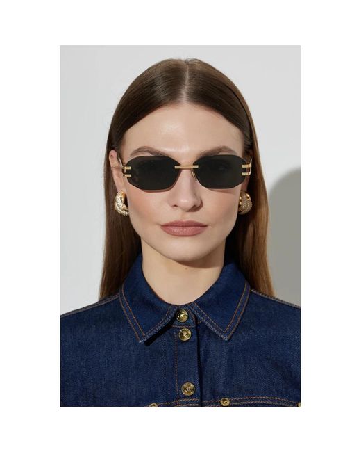 Versace Gray Sunglasses