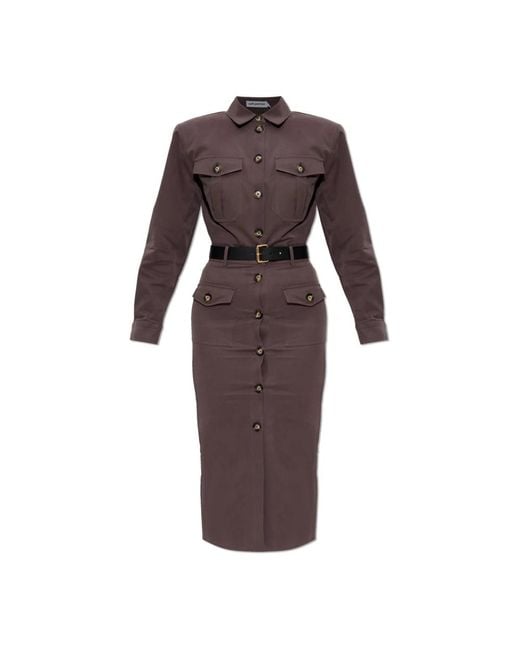 Shirt Dresses Self-Portrait en coloris Brown