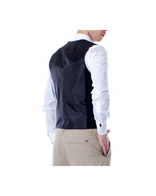 SELECTED Vests in het Blue voor heren