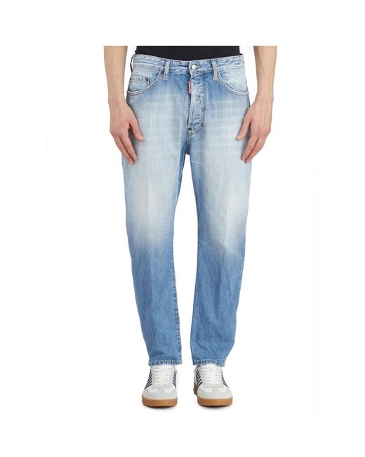 Straight Jeans DSquared² de hombre de color Blue