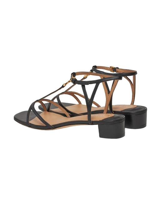 Ralph Lauren Metallic Flat Sandals