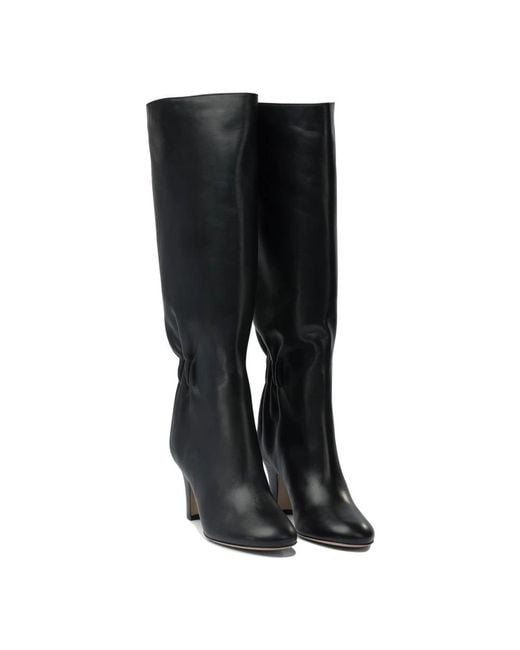 Ferragamo Black Heeled Boots