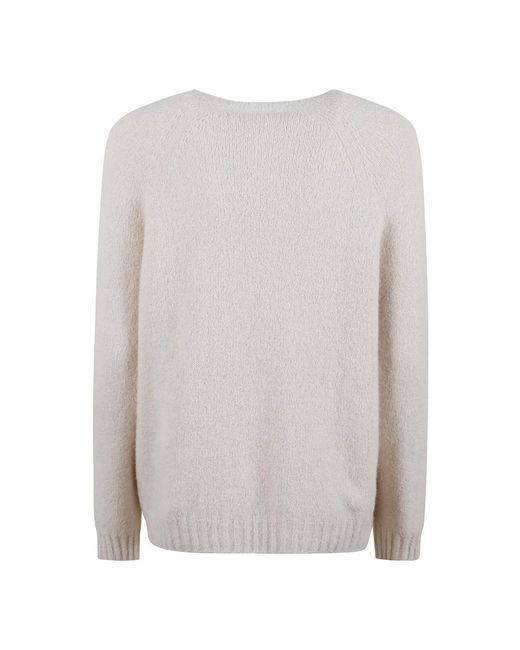 Weekend by Maxmara Gray Round-Neck Knitwear