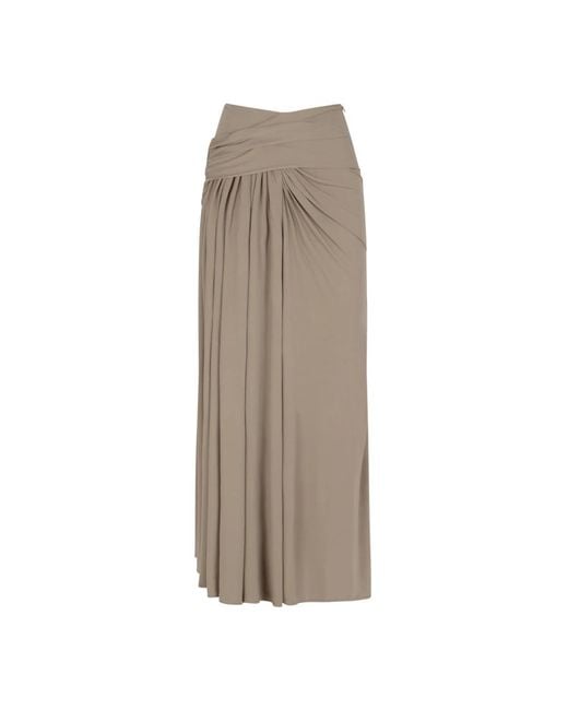 Christopher Esber Brown Maxi Skirts