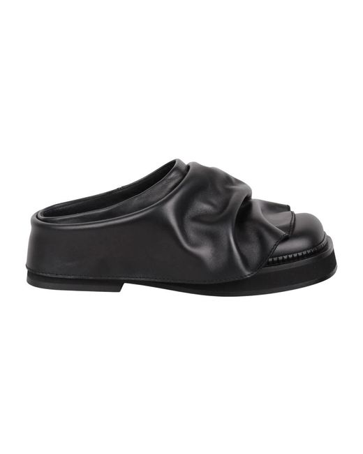 The Attico Black Mules