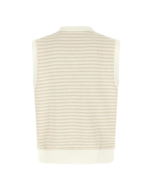 Lacoste Natural Sleeveless Jumpers for men