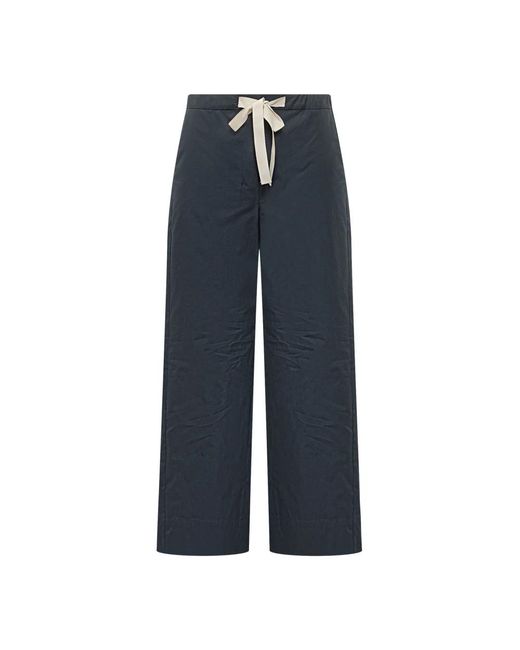 Max Mara Blue Wide Trousers