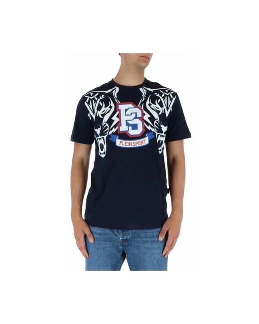 Philipp Plein Blue T-Shirts for men