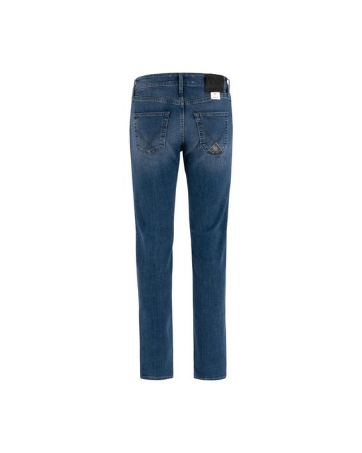 Roy Rogers Helle denim jeans mit baffles in Blue für Herren