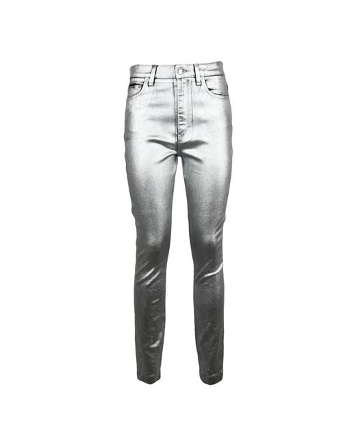 Dolce & Gabbana Gray Slim Fit Jeans
