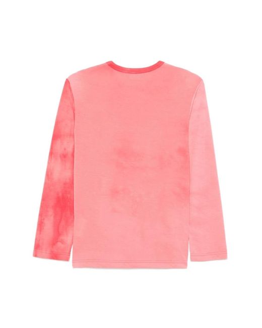 Comme des Garçons Pink Long Sleeve Tops