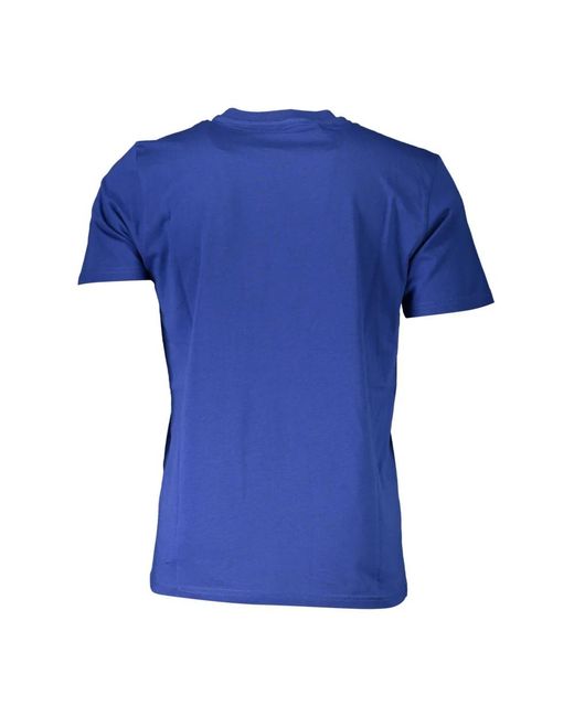 North Sails Tops ,Blauw ,Blauw T-Shirt Met Korte Mouwen En Logo in het Blue voor heren