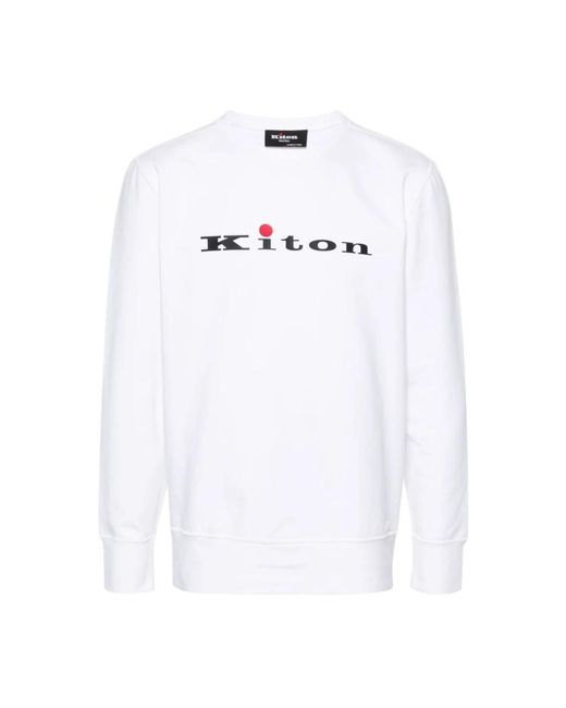 Kiton White Sweatshirts for men