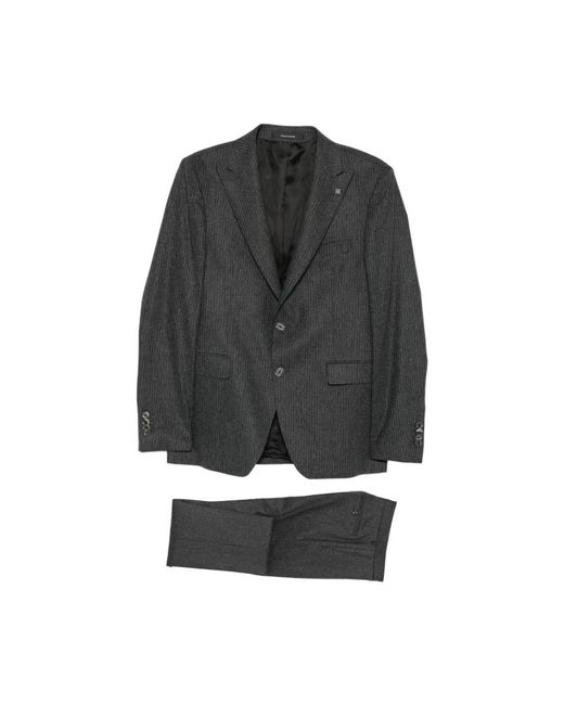 Tagliatore Kostuums ,Grijs ,Wol Suit in het Black voor heren
