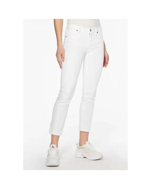 Calvin Klein White Skinny Fit Jeans