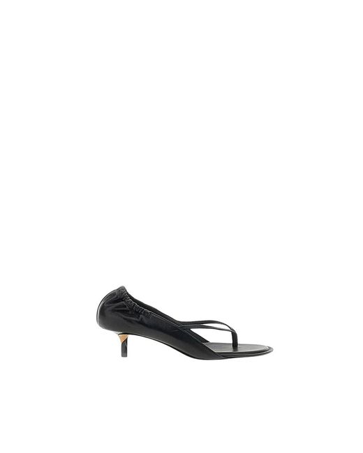 Jacquemus Black Heeled Mules