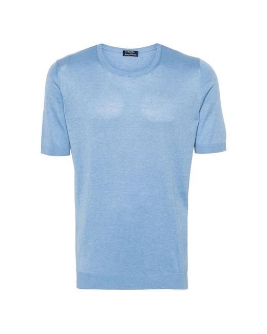 Barba Napoli Blue T-Shirts for men