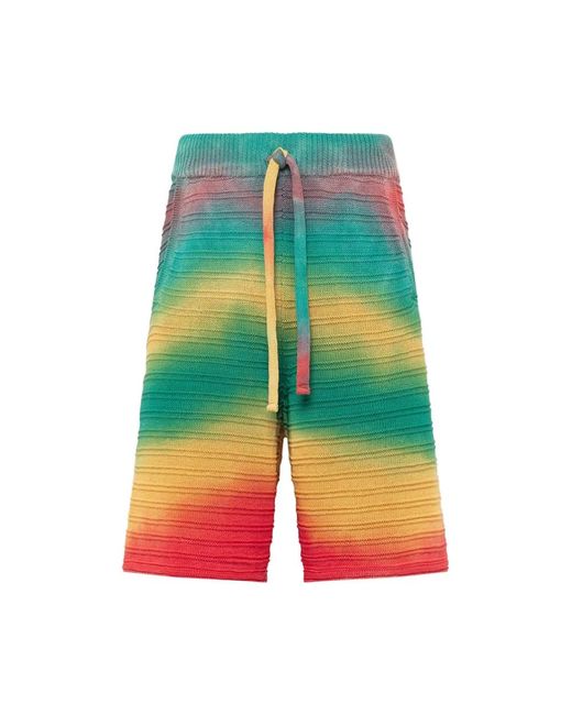 Laneus Multicolor Long Shorts for men
