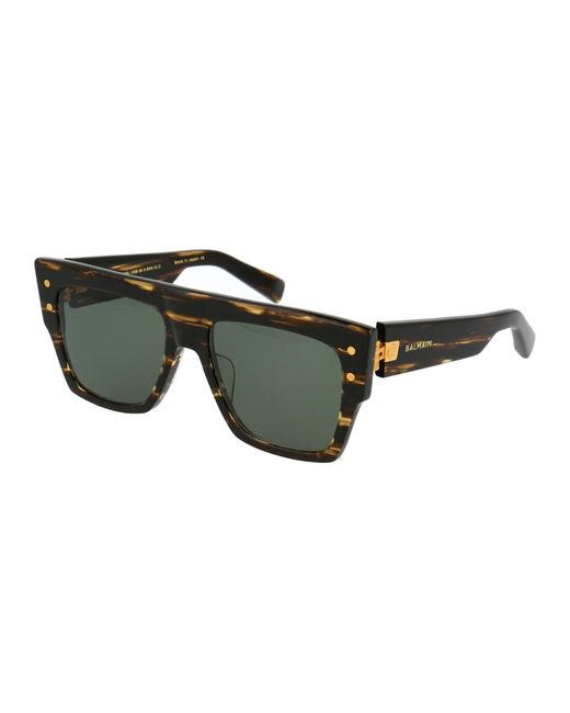 Balmain Green Stylische sonnenbrille für sonnige tage