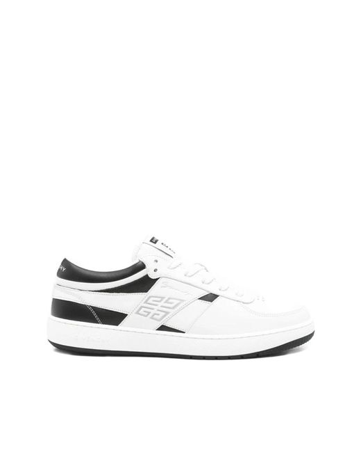Givenchy Schoenen ,Wit ,Leer Blauw En Wit Leren Sneakers in het White voor heren