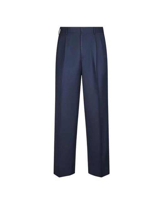 Cellar Door Blue Suit Trousers for men