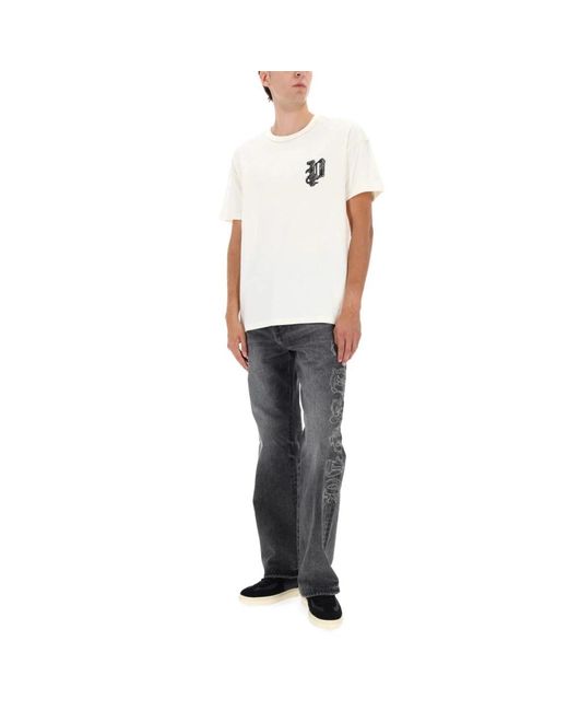 Purple Brand Gray Straight Fit Jeans for men