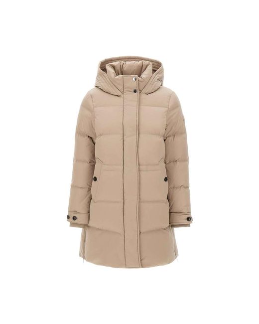 Down Coats Woolrich de color Natural