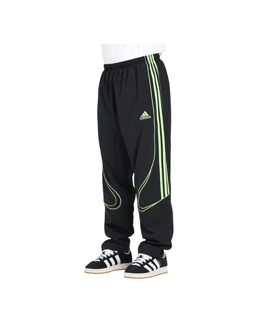 Adidas Originals Wide Trousers in het Black voor heren