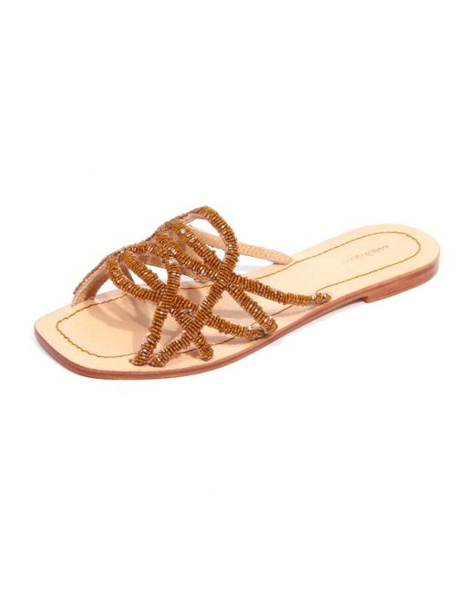 Sliders Maliparmi en coloris Brown