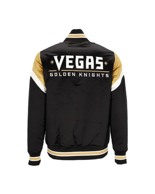 Mitchell & Ness Bomber Jackets in het Black voor heren