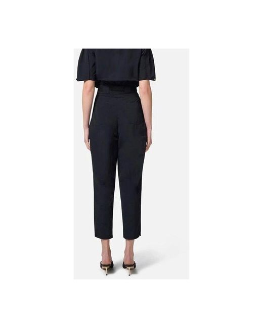 Elisabetta Franchi Blue Cropped Trousers