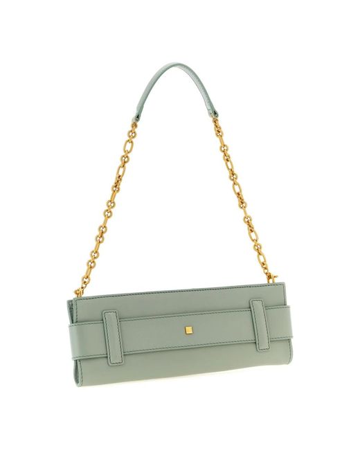 Balmain Green Shoulder Bags