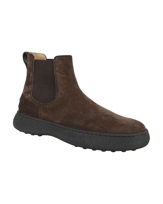 Chelsea Boots di Tod's in Brown da Uomo