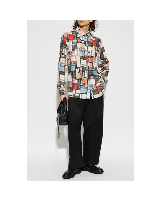 Moschino Blue Casual Shirts for men