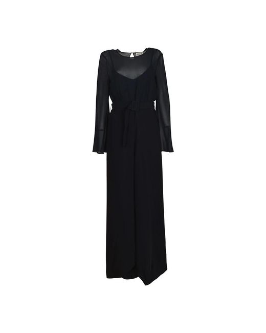 Maxi Dresses P.A.R.O.S.H. de color Black
