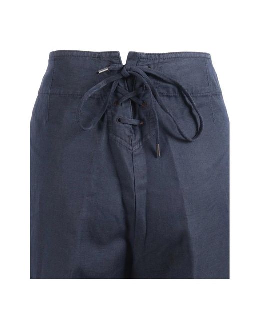 Aspesi Blue Wide Trousers