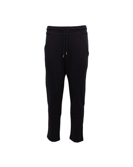 Woolrich Broeken ,Blauw ,Comfort Fleece Trainingsbroeken in het Black