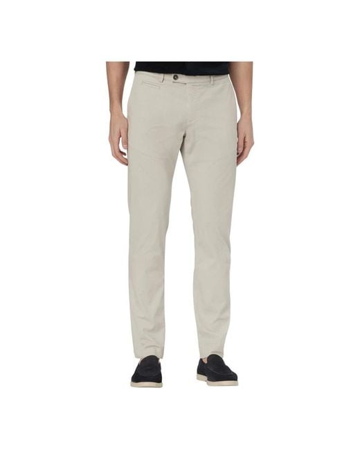 Bugatti Chino Broeken in het Gray voor heren