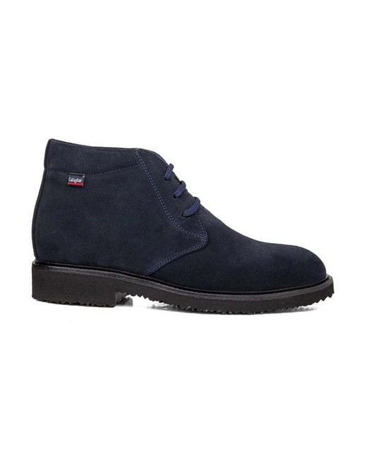Callaghan Blue Lace-Up Boots for men