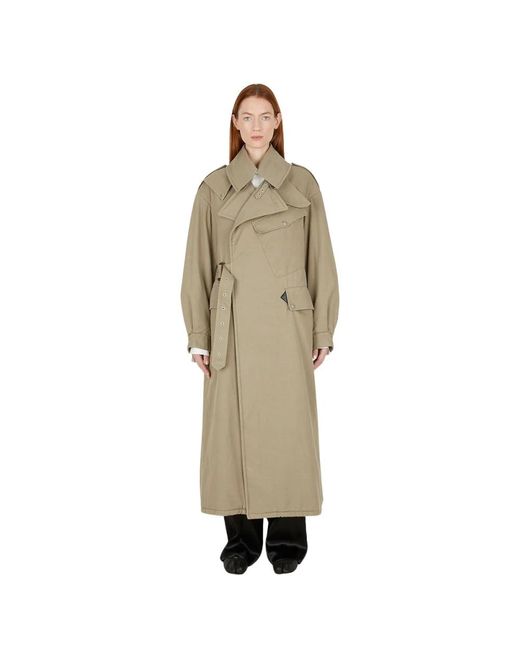 Trench reversibile di Maison Margiela in Natural