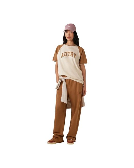 Sweatpants Autry de color Brown