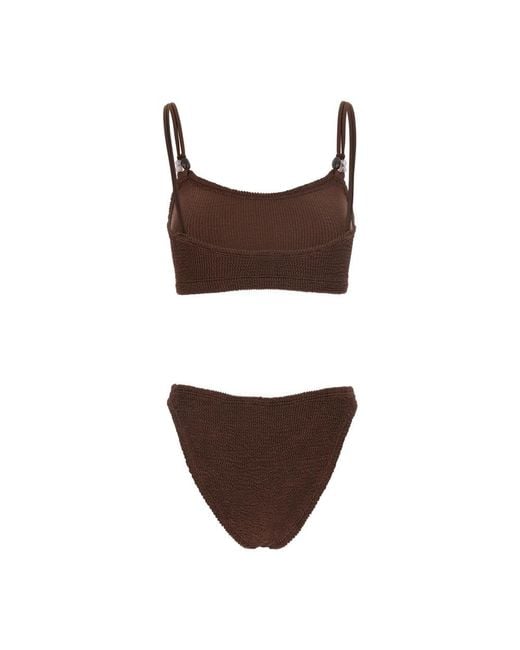 Hunza G Brown Bikinis