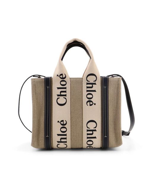 Chloé Metallic Shopping Bags