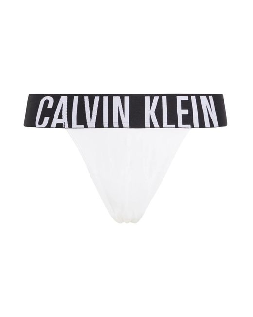 Calvin Klein White Spitzen tanga unterwäsche