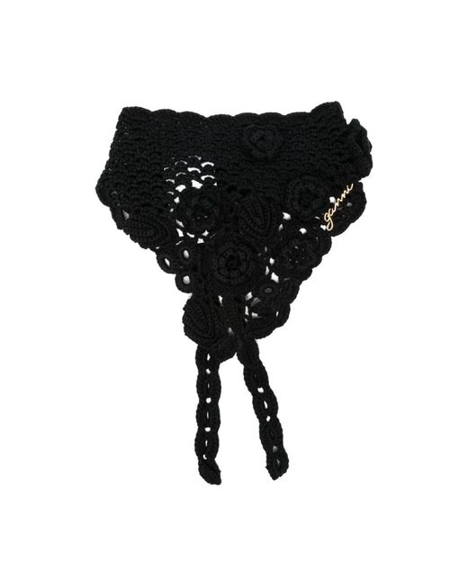 Ganni Black Headbands