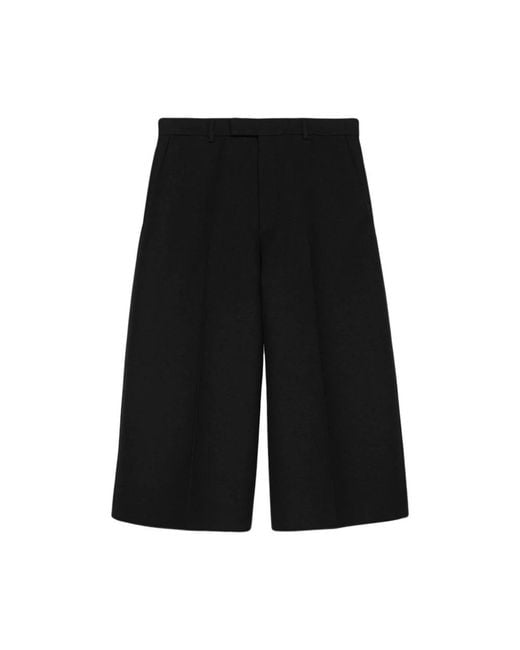 Gucci Black Cropped Trousers for men