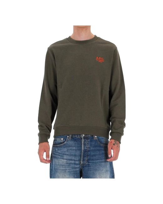 A.P.C. Green Sweatshirts for men
