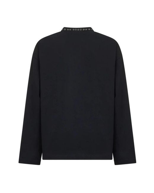 Jil Sander Black Long Sleeve Tops for men