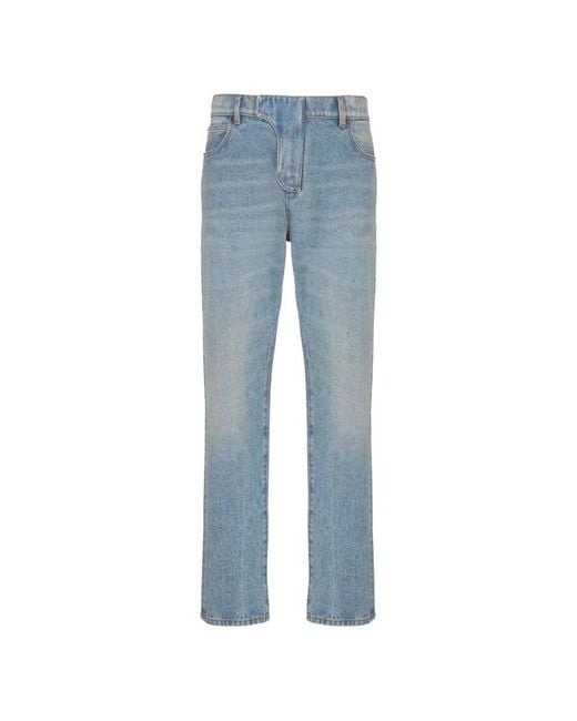 Balmain Blue Slim Fit Jeans for men