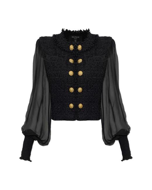 Cardigans Balmain en coloris Black
